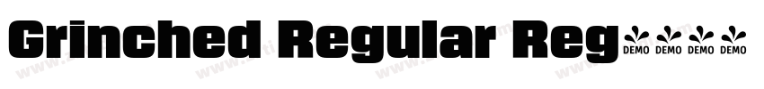 Grinched Regular Reg字体转换